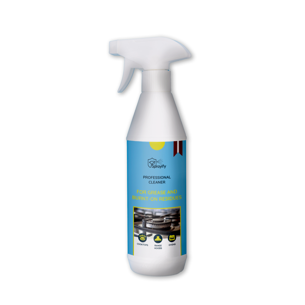 Professional Cleaner for Grease and Burnt-On Residues - Sprayify